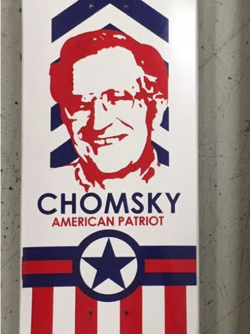 Pearl Jam/Chomsky  Skateboard Deck